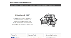 Desktop Screenshot of jeffersonmanor.org