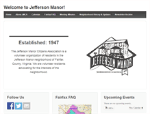 Tablet Screenshot of jeffersonmanor.org